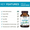 image:imageHimalaya Hello Calm Mind Herbal SupplementCognitive Support 60 Capsules  Cognitive Function Support with Bacopa LTheanine Gotu Kola To Supports Concentration Focus amp Relaxation  Vegan
