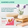 image:imageHimalaya Nourishing Cream amp Honey Cleansing Bar Soap Soft Milk and Honey Hand Soap for Face and Body Face Soap Bar Face Wash Bar Bath Soaps Soft Skin 441 oz 6 PackAlmond