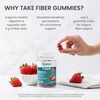 image:imageHimalaya Organic Fiber SugarFree Gummies for Adults PlantBased Prebiotic Fiber for Digestive Health Gut Support and Regularity USDA Organic NonGMO Vegan Strawberry Flavor 60 Gummies