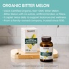 image:imageHimalaya USDA Organic Bitter Melon Capsules 660 mg 60 Caplets  Herbal Gluocose Metabolism Support Bitter Melon Extract  NonGMO Vegan Gluten Free Additive Free60 Count Pack of 1