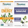 image:imageHimalaya Hello Energy with Ashwagandha for Adrenal Support amp Daily Energy and amp Ashwagandha Immune with Vitamin C for Active Immune Support 60 Capsules Each  Bundle