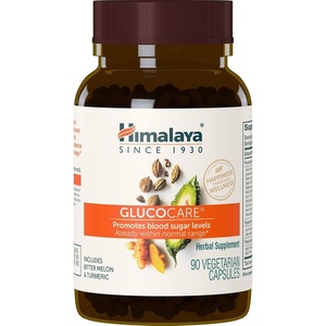 image:imageHimalaya GlucoCare Herbal Blood Sugar Support 180 Capsules  Herbal Glucose Metabolism amp Pancreatic Support with Bitter Melon Gymnema Triphala amp Turmeric  Vegan NonGMO GlutenFree90 Count Pack of 1