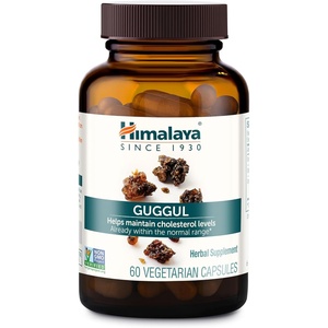 image:imageHimalaya Guggul Supplement HDL amp LDL Support720 mg 60 Capsules 2 Pack  For Liver Support amp Liver Detox Cholesterol Support Herbal Guggul Extract Plant Based Vegan NonGMO Gluten Free60 Count Pack of 1