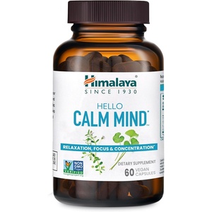 image:imageHimalaya Hello Calm Mind Herbal SupplementCognitive Support 60 Capsules  Cognitive Function Support with Bacopa LTheanine Gotu Kola To Supports Concentration Focus amp Relaxation  Vegan