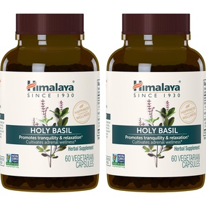 image:imageHimalaya Holy Basil Supplement Reduce Cortisol 720mg 60 Capsules  Support for Stress Relief Healthy Cortisol Level Relaxation Energy Support amp Occasional Sleeplessness  Vegan NonGMO60 Count Pack of 2