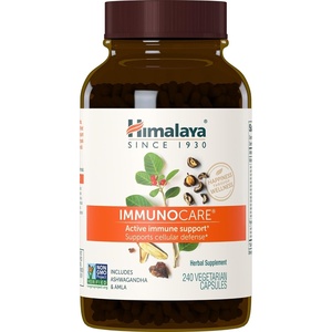 image:imageHimalaya ImmunoCare Immune Support Supplement 840 mg 240 Capsules  Herbal Immune Support Supplement with Ashwagandha amp Amla  Vegan NonGMO Gluten Free  60 Day Supply240 Count Pack of 1