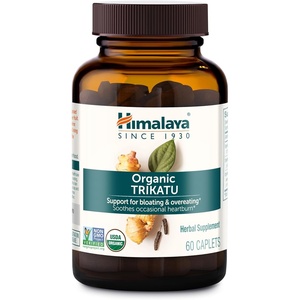 image:imageHimalaya Organic Trikatu 60 Day Supply  Digestive Health Supplement for Occasional Bloating Heartburn and Indigestion Relief  USDA Organic Vegan NonGMO Gluten Free 60 Caplets  Herbal Digestive Health Supplement for Occasional Bloating Heartburn amp Indigestion Relief  Vegan NonGMO Gluten Free