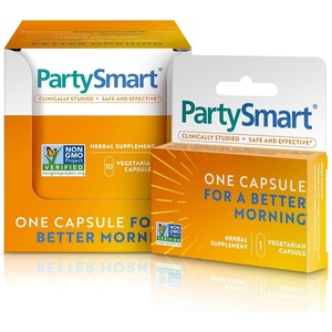 image:imageHimalaya PartySmart Better Morning After Drinking12 Capsule 4 Pack  Alcohol Breakdown Liver Support For a Better Morning After Drinking Clinically Studied  Vegan NonGMO Gluten Free10 Count Pack of 1