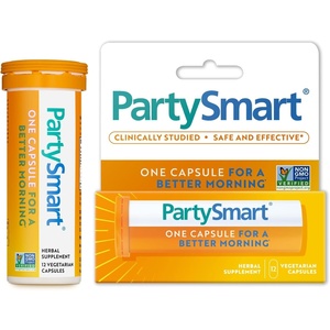 image:imageHimalaya PartySmart Better Morning After Drinking12 Capsule 4 Pack  Alcohol Breakdown Liver Support For a Better Morning After Drinking Clinically Studied  Vegan NonGMO Gluten Free12 Count Pack of 1