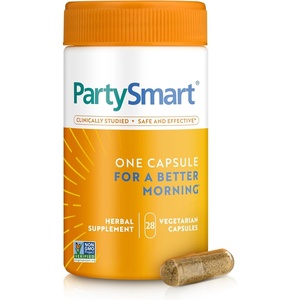image:imageHimalaya PartySmart Better Morning After Drinking12 Capsule 4 Pack  Alcohol Breakdown Liver Support For a Better Morning After Drinking Clinically Studied  Vegan NonGMO Gluten Free28 Count Pack of 1