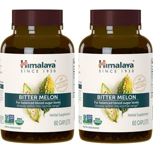 image:imageHimalaya USDA Organic Bitter Melon Capsules 660 mg 60 Caplets  Herbal Gluocose Metabolism Support Bitter Melon Extract  NonGMO Vegan Gluten Free Additive Free60 Count Pack of 2