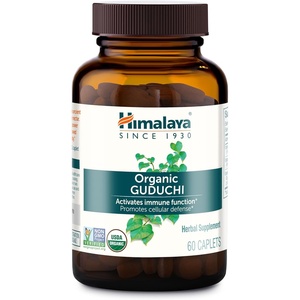 image:imageHimalaya USDA Organic Guduchi Supplement 700 mg 60 Caplets  Herbal Active Immune Support Supplement with Antioxidant Support for Cellular Defense  Vegan NonGMO Gluten Free60 Count Pack of 1