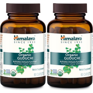 image:imageHimalaya USDA Organic Guduchi Supplement 700 mg 60 Caplets  Herbal Active Immune Support Supplement with Antioxidant Support for Cellular Defense  Vegan NonGMO Gluten Free60 Count Pack of 2
