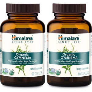 image:imageHimalaya USDA Organic Gymnema Sylvestre Extract 700mgGymnema Sylvestre SupplementsHerbal Glucose Metabolism SupportGymnema Sylvestre CapsulesNonGMO Vegan Gluten FreeAdditive Free60 Caplets60 Count Pack of 2