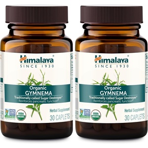 image:imageHimalaya USDA Organic Gymnema Sylvestre Extract 700mgGymnema Sylvestre SupplementsHerbal Glucose Metabolism SupportGymnema Sylvestre CapsulesNonGMO Vegan Gluten FreeAdditive Free60 Caplets30 Count Pack of 2