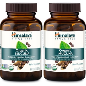 image:imageHimalaya USDA Organic Mucuna Pruriens Supplement 600 mg 60 Caplets  Mucuna Pruriens Extract for Calming Relaxation from Tension amp Promoting Brain Function  Vegan NonGMO Gluten Free60 Count Pack of 2