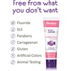 image:imageHimalaya Botanique Kids Toothpaste Cool Mint and Bubble Gum Variety Pack FluorideFree Gentle No Artificial Colors SLS Free Gluten Free 4 Oz Pack of 2