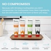 image:imageHimalaya Botanique Turmeric Whitening Antiplaque Toothpaste Mint 2 Pack  Fluoride Free Toothpaste With Turmeric amp Coconut Oil Whitening Toothpaste  No Artificial Flavors or Colors SLS Free Vegan4 Ounce Pack of 4