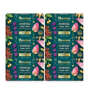 image:imageHimalaya Ayurveda Clear Skin Cleansing Bar with Kanaka Taila Licorice Priyangu amp Sacred Lotus HerbalInfused Soap Gentle Daily Cleanser 265 oz 75 g 6 Pack