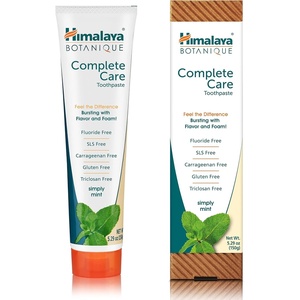 image:imageHimalaya Botanique Complete Care Toothpaste Cinnamon Flavor 529 oz  Fluoride Free Toothpaste with Xylitol amp Neem Fights Plaque Freshens BreathSLS FreeNo Artificial Flavors or ColorsMint