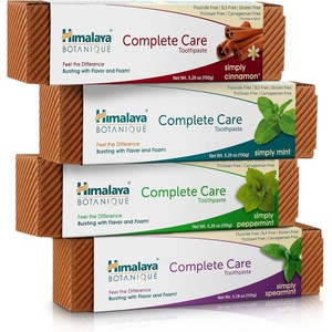image:imageHimalaya Botanique Complete Care Toothpaste Cinnamon Flavor 529 oz  Fluoride Free Toothpaste with Xylitol amp Neem Fights Plaque Freshens BreathSLS FreeNo Artificial Flavors or ColorsVariety