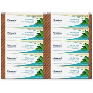 image:imageHimalaya Botanique Whitening Complete Care Toothpaste Mint 529 oz 2 Pack  Fluoride Free Toothpaste Supports Teeth Whitening amp Fights Plaque  No Artificial Flavors or Colors SLS Free Cruelty FreeMint