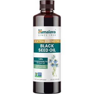 image:imageHimalaya Extra Strength Black Seed Oil ColdPressed amp Unrefined 15 Thymoquinone 69 mg per TSP 8 oz  Black Cumin Seed Oil 15 ThymoquinoneDaily Wellness Vegan NONGMONo Additives 69mgtsp