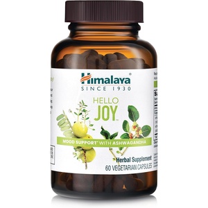 image:imageHimalaya Hello Joy Herbal Supplement with Ashwagandha Amla Bacopa Holy BasilTulsi Positive Outlook Supports Motivation Stress Relief Balanced Cortisol NonGMO Vegan 60 Capsules  Herbal Support With Amla Bacopa Holy BasilTulsi Supports Motivation Stress Relief amp Balanced Cortisol  NonGMO Vegan