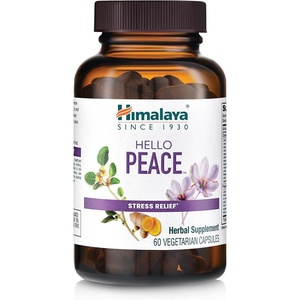 image:imageHimalaya Hello Peace  Herbal Stress Relief Supplement with Ashwagandha and Turmeric for Normal Cortisol and Adrenal Support  Vegan NonGMO Gluten Free 60 Capsules  Herbal Mood Supplement with Ashwagandha and Turmeric for Normal Cortisol amp Adrenal Support  Vegan NonGMO Gluten Free