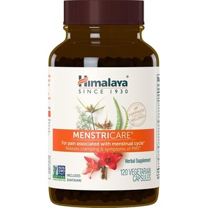 image:imageHimalaya MenstriCare 30 Day Supply  Supports PMS Menstrual Cramp Relief and Hormone Balance for Women  Vegan NonGMO Gluten Free 120 Capsules  Supports PMS Menstrual Cramp Relief amp Hormone Balance for Women  Vegan NonGMO Gluten Free120 Count Pack of 1