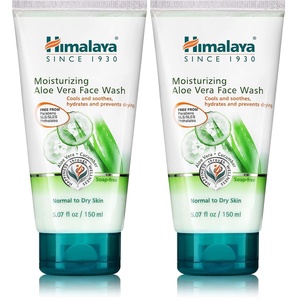 image:imageHimalaya Moisturizing Aloe Vera Face Wash for Smooth Clean Hydrated amp Soft Skin 507 oz507 Fl Oz Pack of 2