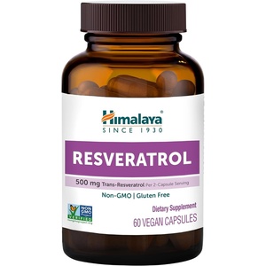 image:imageHimalaya Resveratrol Supplement 1000 mg of Resveratrol 60 Vegan Capsules  Resveratrol for Healthy Aging and Antioxidant Support 1000 mg of Resveratrol with 500 mg TransResveratrol 1 Month Supply