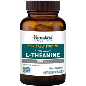 image:imageHimalaya LTheanine with Clinically Studied AlphaWave LTheanine Promotes Relaxation Supports Mental Focus and Clarity 60 Vegan Capsules